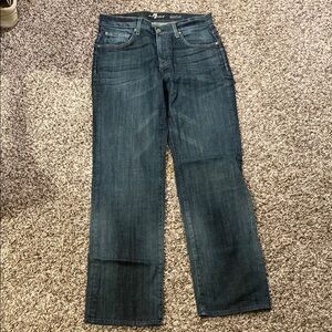 7 For All Mankind Men's Blue Jeans